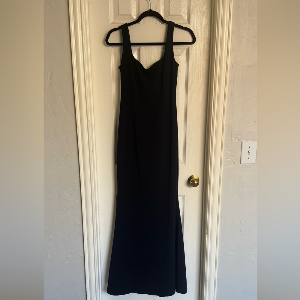 Katie May Navy Lucy Maxi Gown - Body Hugging - Great Condition Size 6